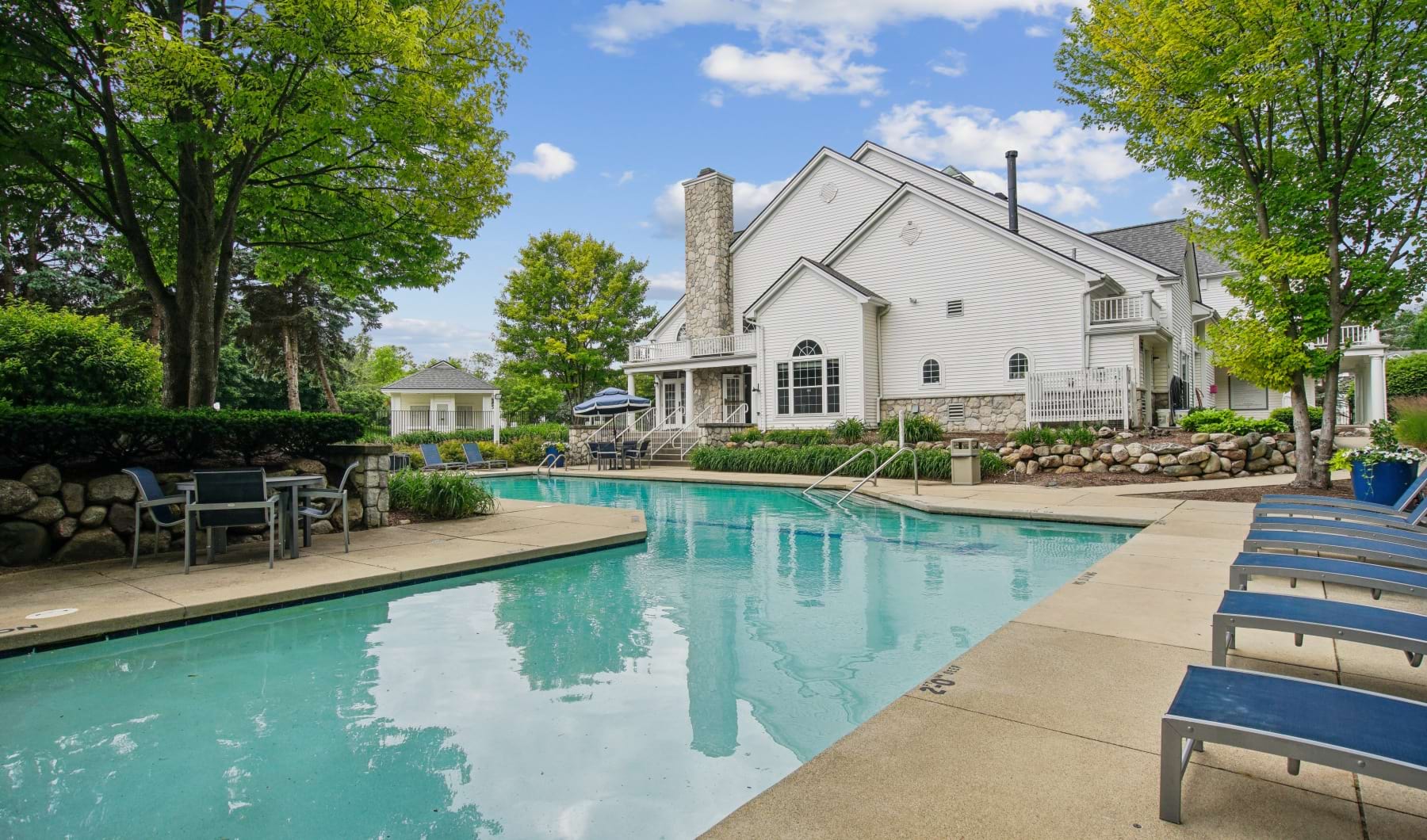 Pool at The Graham Apartments